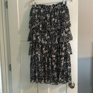 Adorable TopShop Midi Ruffle Skirt